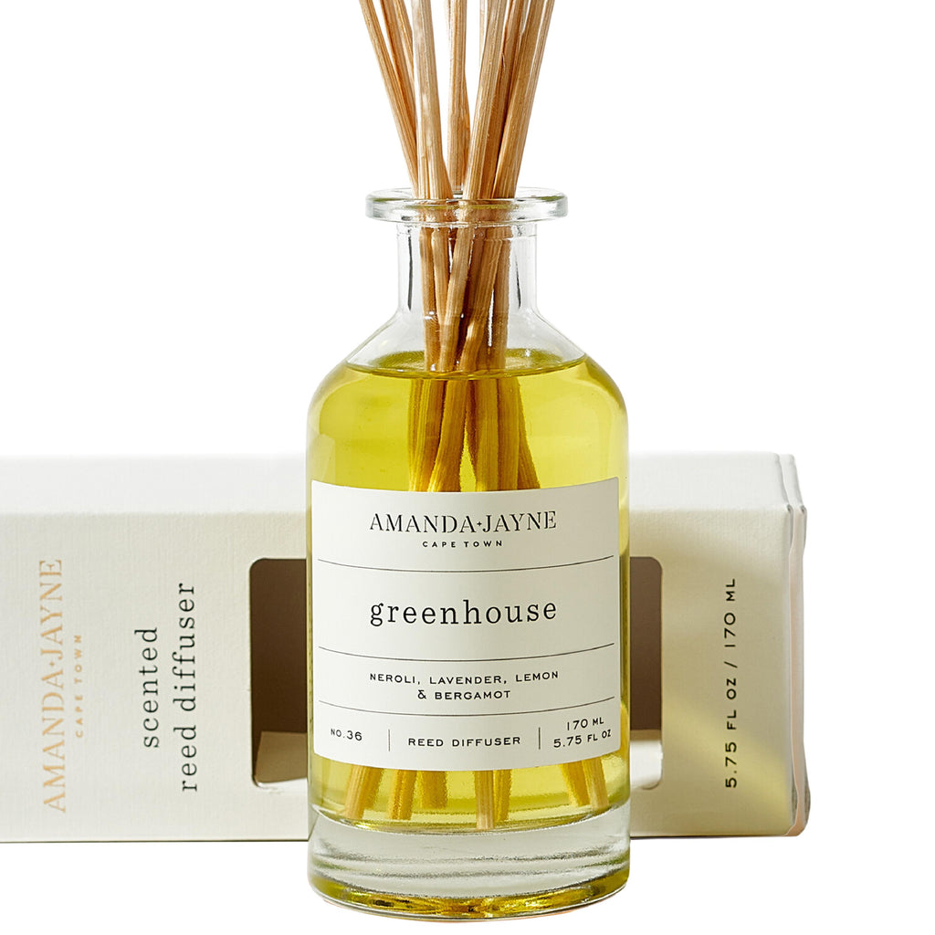 Greenhouse scented reed diffuser by Amanda-Jayne