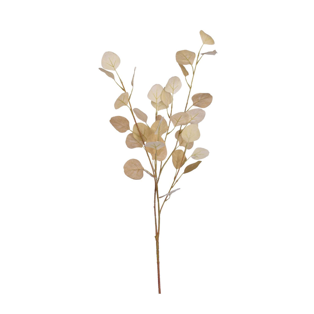 Artificial cream eucalyptus stem