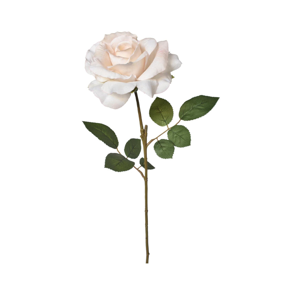 Artificial cream rose stem