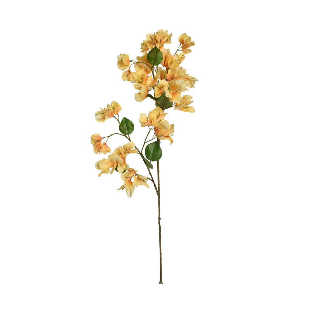 Artificial yellow bougainvillea stem