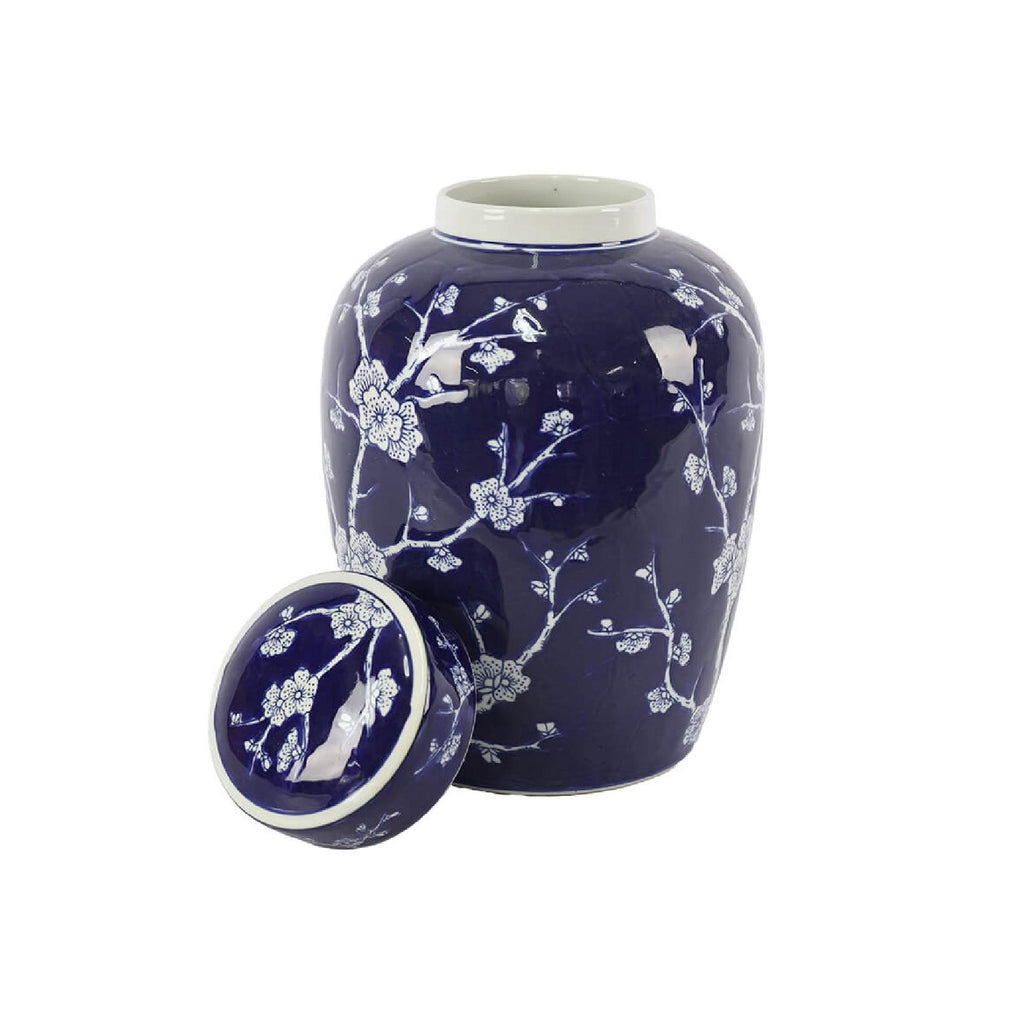 Blue blossom ginger jar