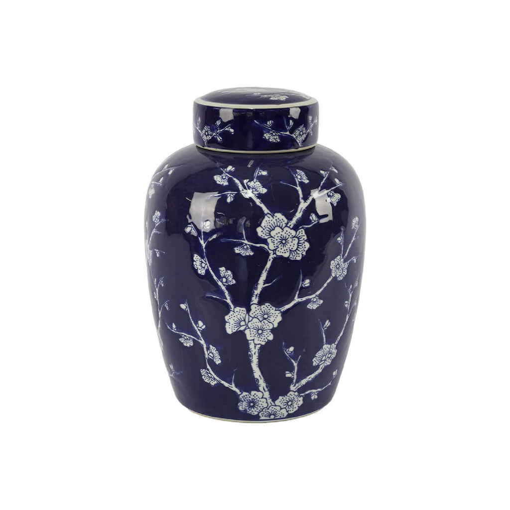 Blue blossom ginger jar