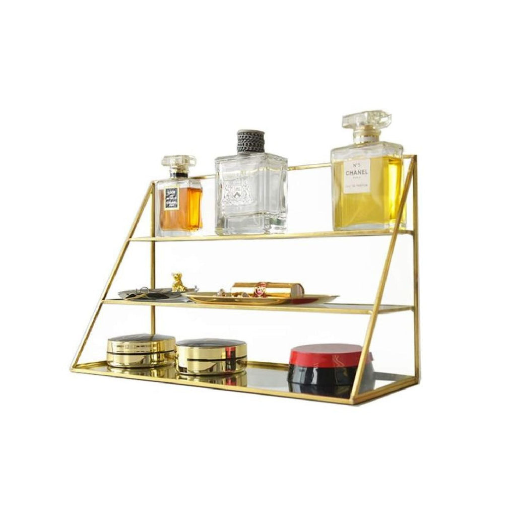 Gold tiered metal stand