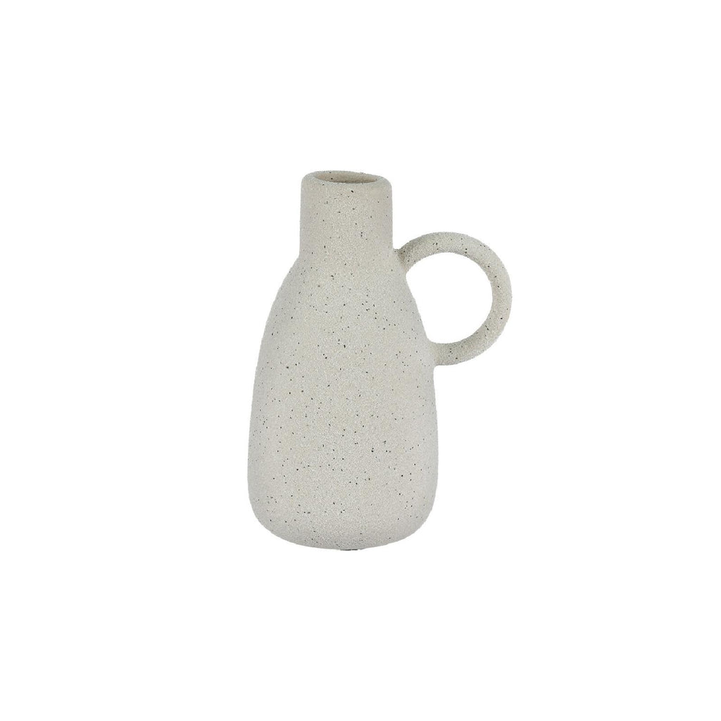 Tuscan cream handled vase